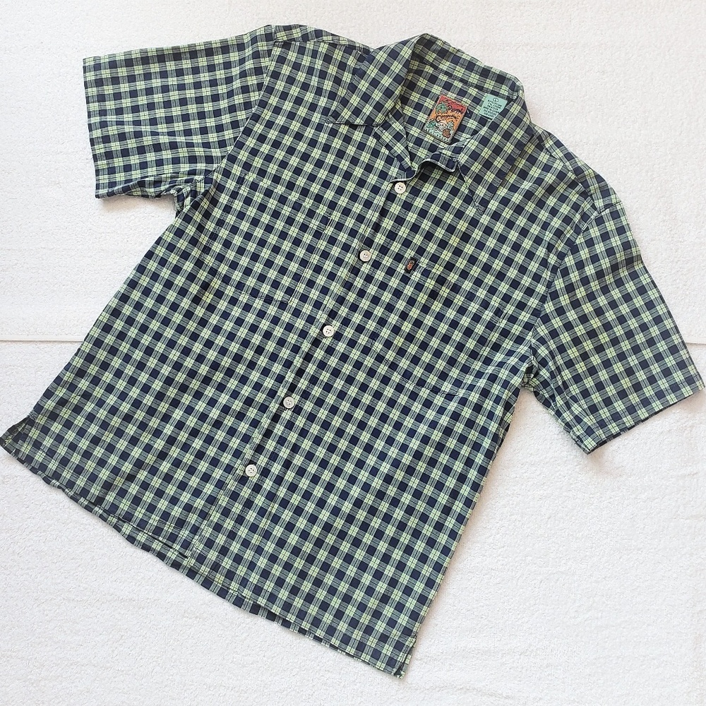 Pineapple Connection Plaid Short Sleeve Shirt